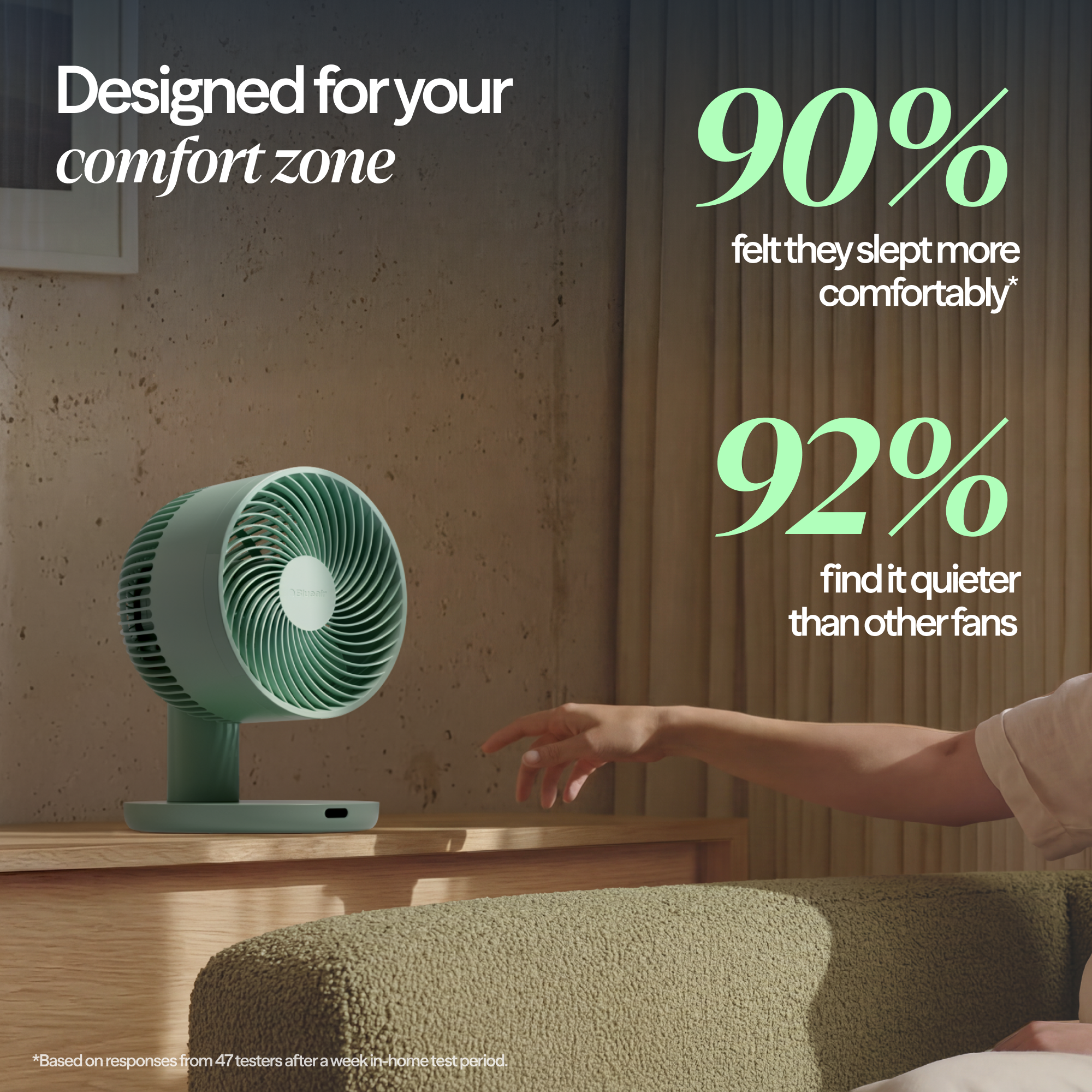 CoolDrift™ Air Circulator Fan - Night Charcoal - Image 5