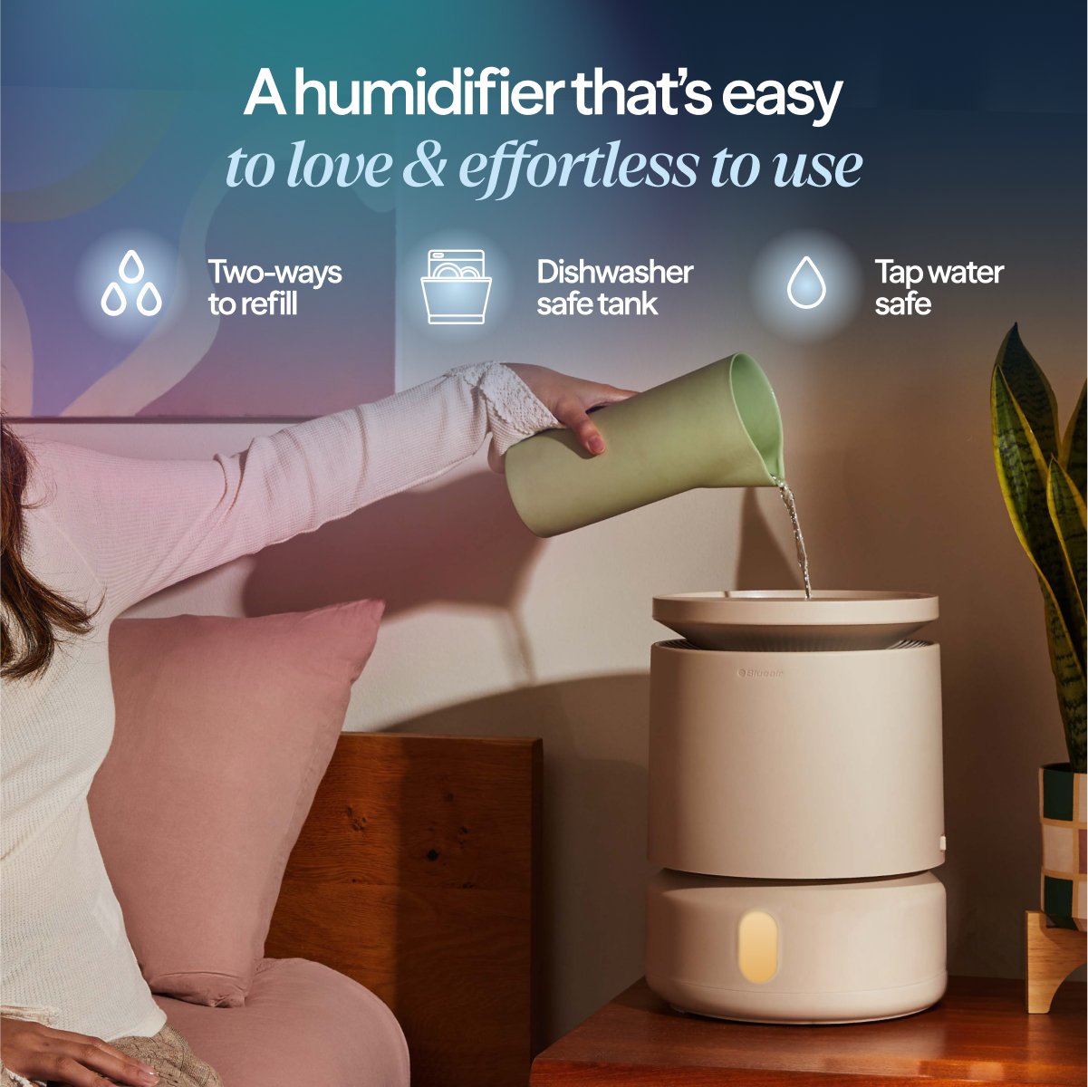 DreamWell™ Humidifier 1 Gallon Stone Grey - Image 6
